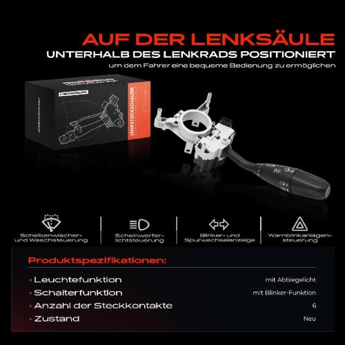 1x Kombischalter Lenkstockschalter für VW Crafter 30-35 2E 2F Mercedes-Benz B906 Bild 1x Kombischalter Lenkstockschalter für VW Crafter 30-35 2E 2F Mercedes-Benz B906