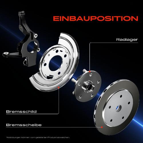 Frankberg 2x Ankerblech Bremsscheibe Hinterachse Beidseitig für VW Crafter 30-35 Bus Pritsche/Fahrgestell Mercedes-Benz B906 Bild Frankberg 2x Ankerblech Bremsscheibe Hinterachse Beidseitig für VW Crafter 30-35 Bus Pritsche/Fahrgestell Mercedes-Benz B906