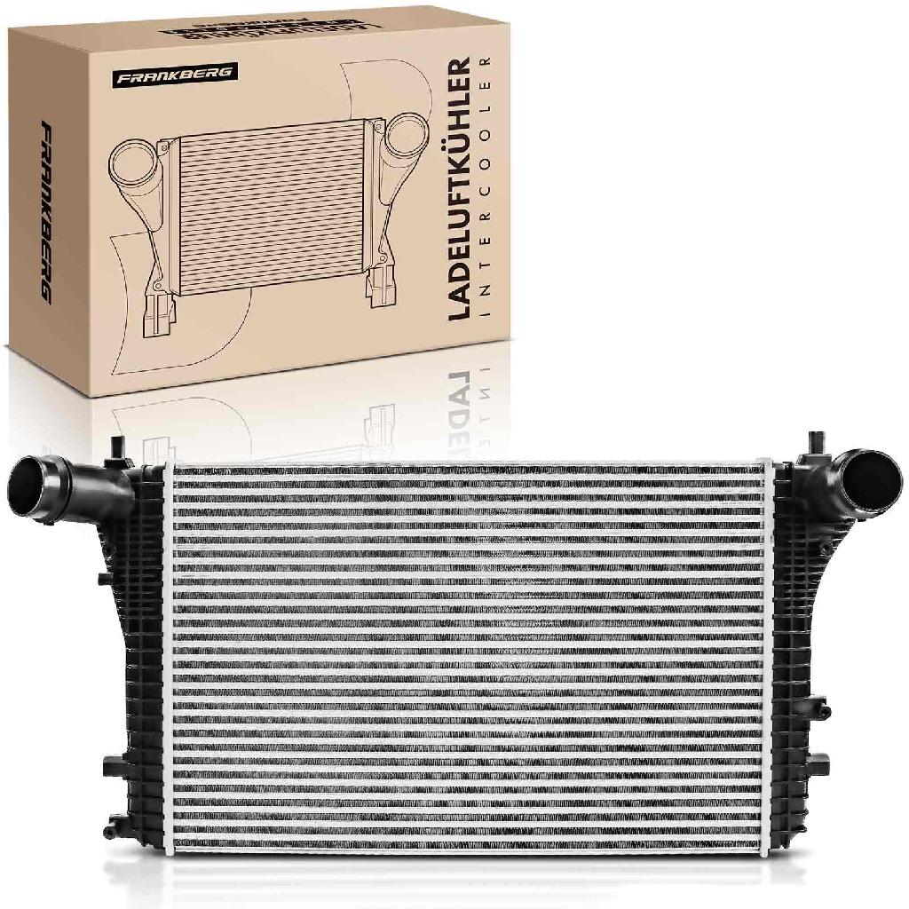 Frankberg 1x Ladeluftkühler Turbokühler für VW Golf VI 5K AJ Beetle 5C Jetta 3 4 2.0L