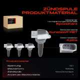 4x Zündmodul Zündspule für Porsche 911 Cabriolet Targa Boxster Spyder Cayman 3.6L 4.0L 2.7L 2006-2019