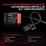 1x Warnkontakt Bremsbelagverschleiß Hinterachse für Audi A8 4H 09-18 1KE/1KW/1KY/1KZ/2EM