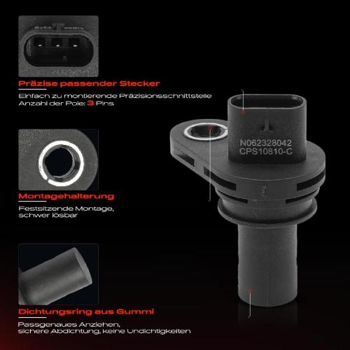 1x Kurbelwellensensor Impulsgeber für BMW 5er F10 F06 F12 F13 F15 F16 F01 Alpina B6 Bild 1x Kurbelwellensensor Impulsgeber für BMW 5er F10 F06 F12 F13 F15 F16 F01 Alpina B6