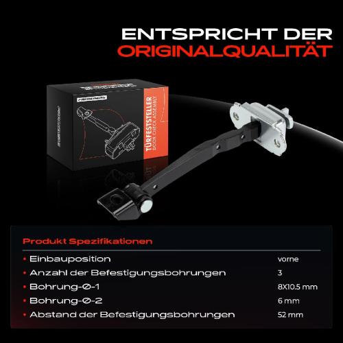 1x Türfeststeller Türfangband Türstopper Vorne für Skoda Octavia II Combi 1Z3 1Z5 Bild 1x Türfeststeller Türfangband Türstopper Vorne für Skoda Octavia II Combi 1Z3 1Z5