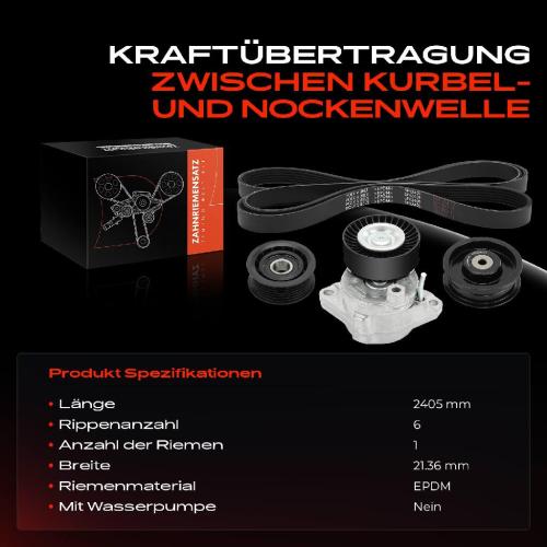 Frankberg 1x Keilrippenriemensatz für Mercedes-Benz W203 W202 S202 C208 A208 W210 R170 Bild Frankberg 1x Keilrippenriemensatz für Mercedes-Benz W203 W202 S202 C208 A208 W210 R170