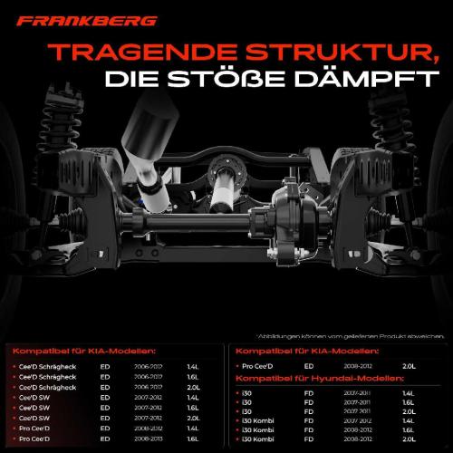 1x Achskörper Achsträger Motorträger Hinterachse für Hyundai i30 Kombi FD KIA Cee'D Pro Cee'D Bild 1x Achskörper Achsträger Motorträger Hinterachse für Hyundai i30 Kombi FD KIA Cee'D Pro Cee'D