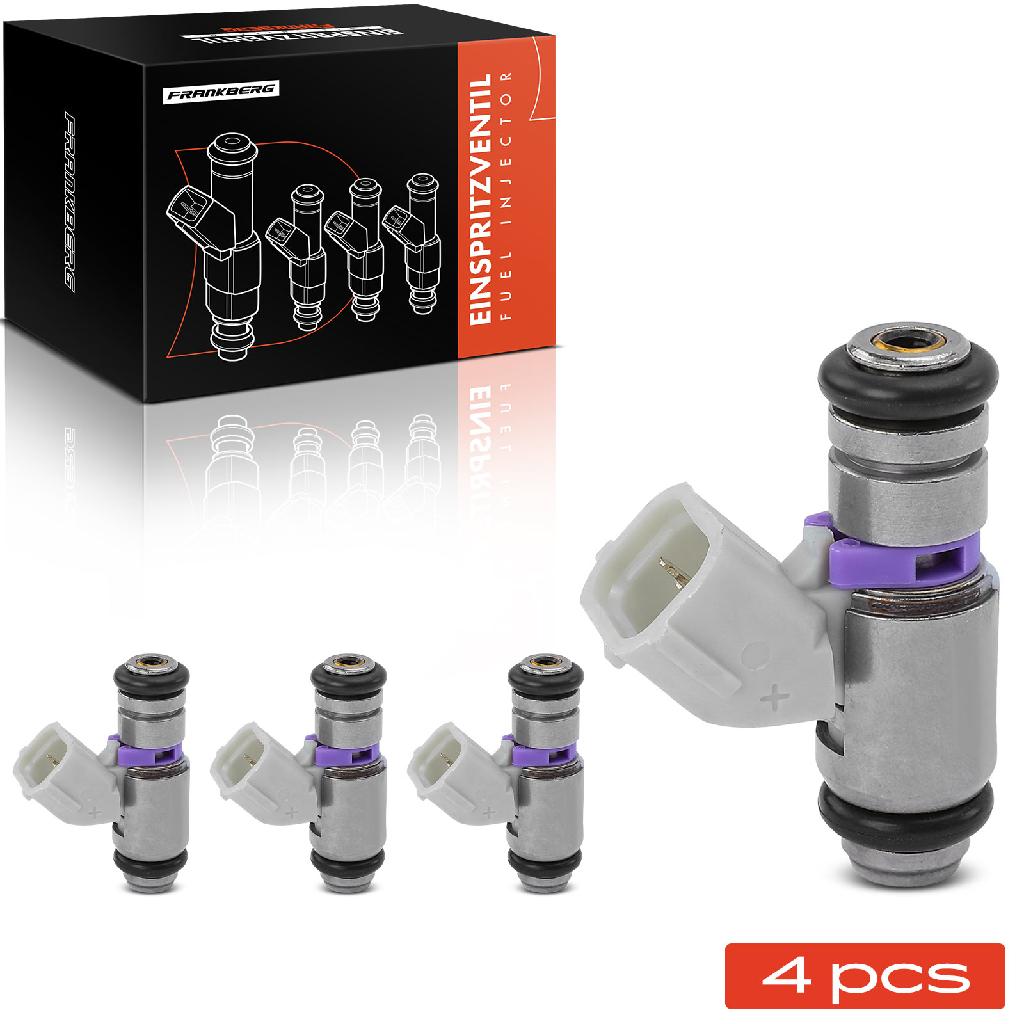 Frankberg 4x Einspritzventil Einspritzdüse für VW Polo 6N2 Golf Skoda Octavia