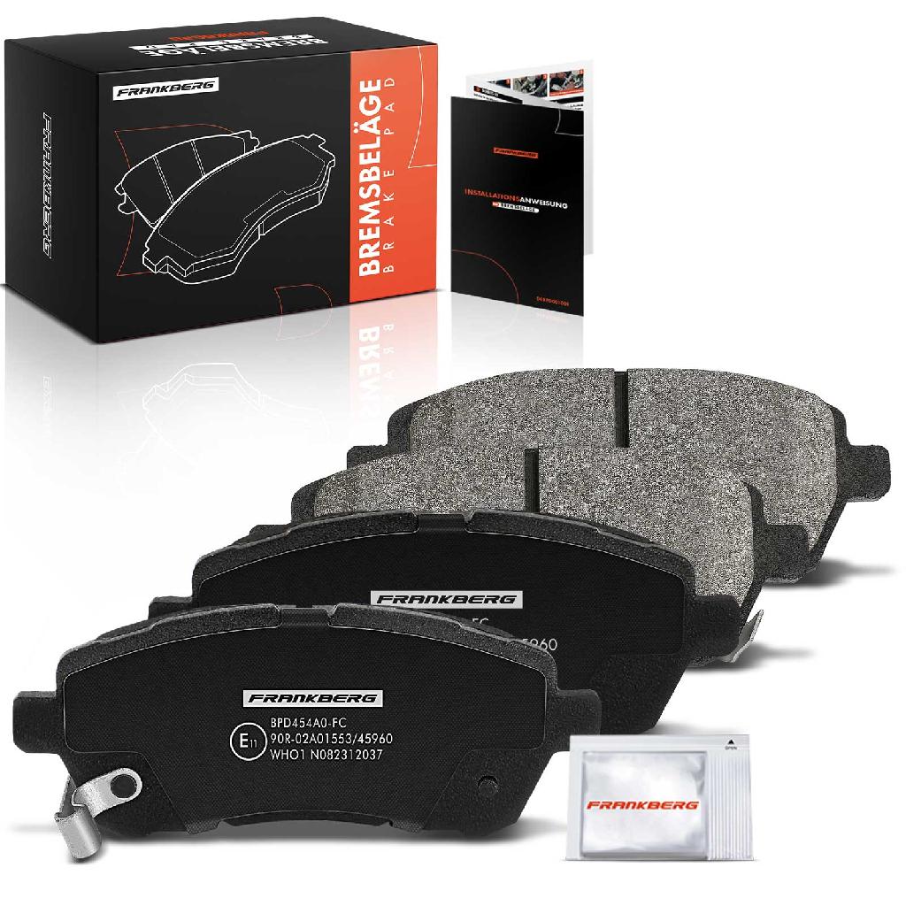 4x Bremsbeläge Vorderachse für Ford Fiesta VI Van Mazda 2 1.0L 1.2L 2007-2018