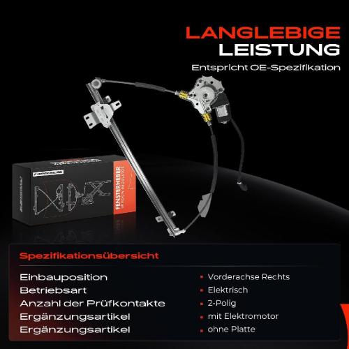 1x Fensterheber Vorne Rechts für Ford Maverick Nissan Terrano Bild 1x Fensterheber Vorne Rechts für Ford Maverick Nissan Terrano