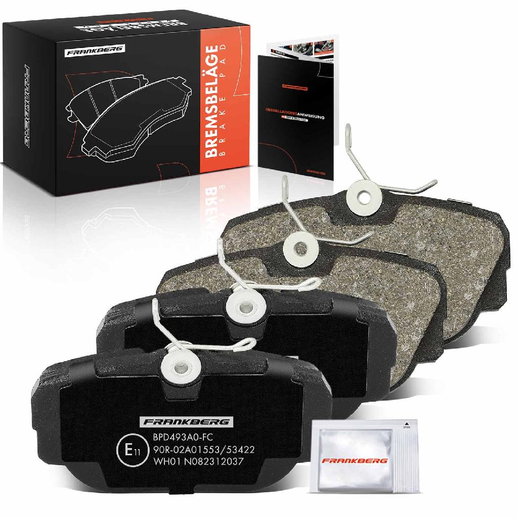 4x Bremsbeläge Vorderachse für BMW 3er E30 Cabriolet Touring Z1 Roadster 1.6L 1.8L 2.0L 2.3L 2.4L 1982-1994