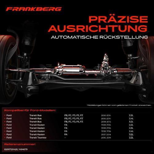 Frankberg 1x Lenkgetriebe Servolenkgetriebe für Ford Transit Bus/Kasten/Pritsche FB FC FD FA FM FF Bild Frankberg 1x Lenkgetriebe Servolenkgetriebe für Ford Transit Bus/Kasten/Pritsche FB FC FD FA FM FF