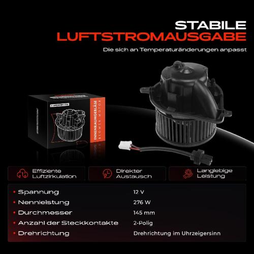 Frankberg 1x Gebläsemotor Innenraumgebläse für Mercedes-Benz Sprinter 2-T B901/902 3-T 4-T Bild Frankberg 1x Gebläsemotor Innenraumgebläse für Mercedes-Benz Sprinter 2-T B901/902 3-T 4-T