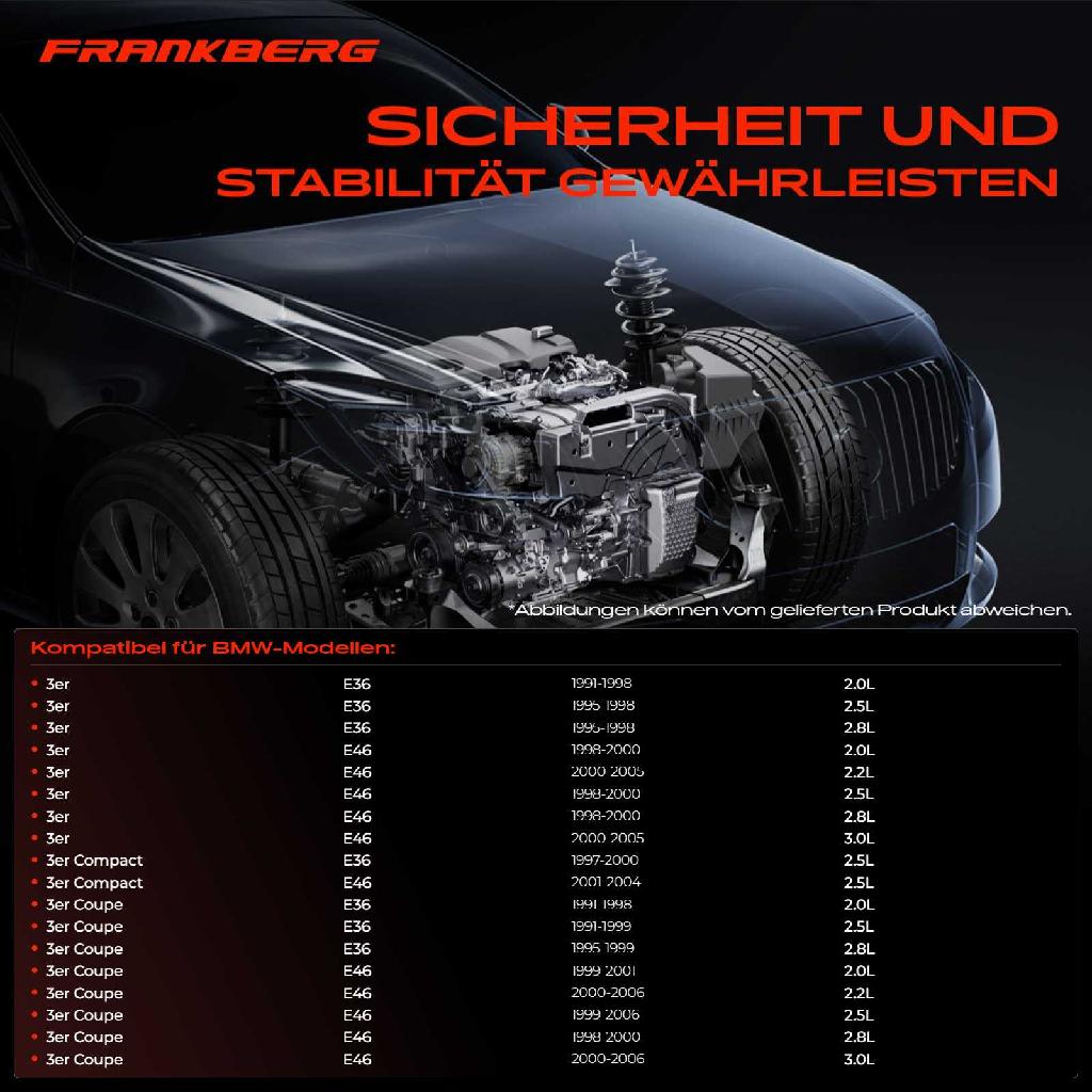 2x Motorlager Vorne Links für BMW 3er E36 E46 320 325 328 330i Z4