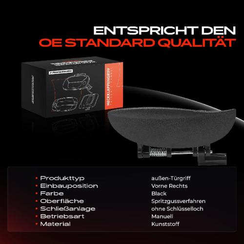 1x Türgriff Vorne Rechts außen für Hyundai Atos MX 1.0L 1.1L 1998-2008 Bild 1x Türgriff Vorne Rechts außen für Hyundai Atos MX 1.0L 1.1L 1998-2008