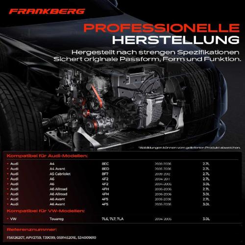 1x Spannrolle Riemenspanner für VW Touareg 7L Audi A4 8E A6 4F A8 4E Q7 4LB 2.7L 3.0L Bild 1x Spannrolle Riemenspanner für VW Touareg 7L Audi A4 8E A6 4F A8 4E Q7 4LB 2.7L 3.0L