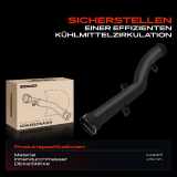 1x Kühlerschlauch Kühlwasserschlauch für Citroën C3 C4 C5 DS3 DS4 DS5 Peugeot 207 208 308 3008