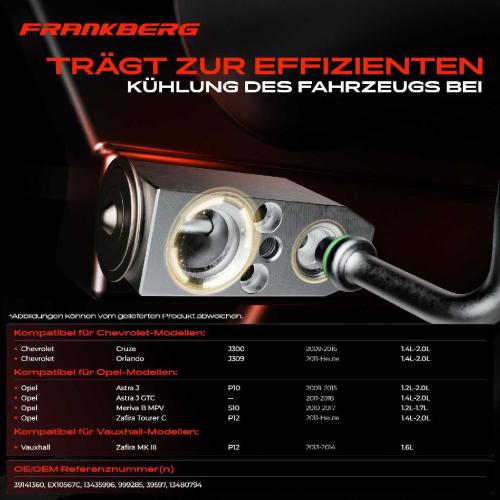 1x Expansionsventil Klimaanlage für Opel Astra Insignia Chevrolet Cruze Vauxhall Bild 1x Expansionsventil Klimaanlage für Opel Astra Insignia Chevrolet Cruze Vauxhall