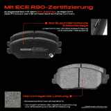 4x Bremsbeläge Vorderachse für Hyundai i30 Combi Van Fastback Hatchback Kombi KIA Ceed Sportswagon