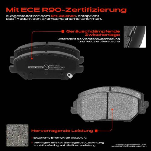 4x Bremsbeläge Vorderachse für Hyundai i30 Combi Van Fastback Hatchback Kombi KIA Ceed Sportswagon Bild 4x Bremsbeläge Vorderachse für Hyundai i30 Combi Van Fastback Hatchback Kombi KIA Ceed Sportswagon