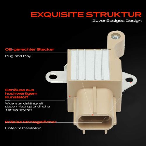 1x Lichtmaschinenregler Generatorregler für Ford C-Max DM2 Volvo C30 Mazda 3 BK Bild 1x Lichtmaschinenregler Generatorregler für Ford C-Max DM2 Volvo C30 Mazda 3 BK