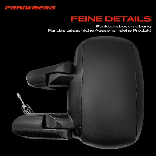 Frankberg 1x Außenspiegel Links für Fiat Doblo Kasten/MPV 119 223 2001-2024 Bild Frankberg 1x Außenspiegel Links für Fiat Doblo Kasten/MPV 119 223 2001-2024
