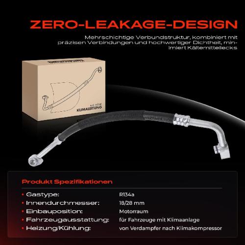 1x Niederdruckleitung Klimaanlage für Audi A6 4F2 A6 Allroad 4FH A6 Avant 4F5 Bild 1x Niederdruckleitung Klimaanlage für Audi A6 4F2 A6 Allroad 4FH A6 Avant 4F5