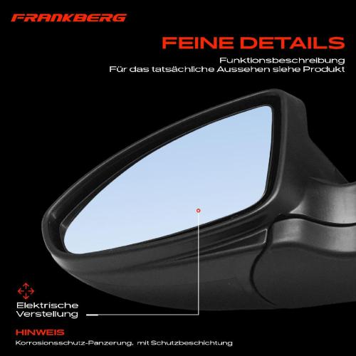 1x Außenspiegel Links für Chevrolet Cruze J300 1.4L 1.6L 1.7L 1.8L 2.0L 2009-2016 Bild 1x Außenspiegel Links für Chevrolet Cruze J300 1.4L 1.6L 1.7L 1.8L 2.0L 2009-2016