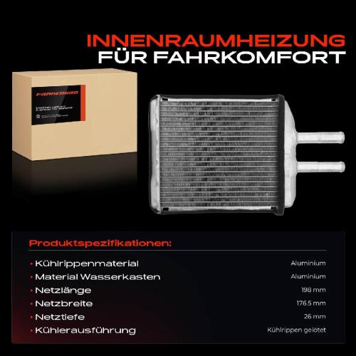 1x Wärmetauscher Innenraumheizung für Chevrolet Epica KL1 Daewoo Evanda KLAL Tosca Bild 1x Wärmetauscher Innenraumheizung für Chevrolet Epica KL1 Daewoo Evanda KLAL Tosca