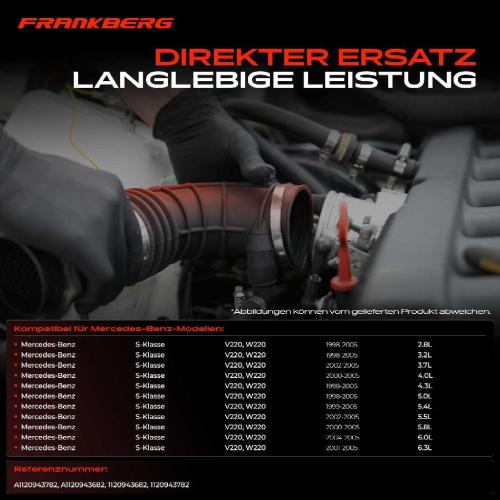 2x Ansaugschlauch, Luftfilter für Mercedes-Benz S-Klasse W220 1998-2005 Bild 2x Ansaugschlauch, Luftfilter für Mercedes-Benz S-Klasse W220 1998-2005