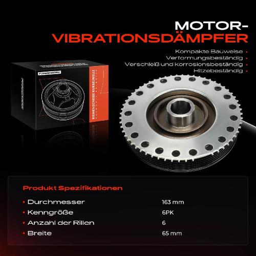 1x Riemenscheibe Kurbelwelle für Ford Galaxy WA6 Jaguar XF X260 Land Rover L550 Bild 1x Riemenscheibe Kurbelwelle für Ford Galaxy WA6 Jaguar XF X260 Land Rover L550