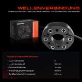 1x Gelenkscheibe Hardyscheibe Kardanwelle für Mercedes-Benz W210 S210 W140 C140