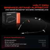 1x Seilzug Feststellbremse Hinterachse links für Mitsubishi Colt 6 Z2A Smart Forfour 454