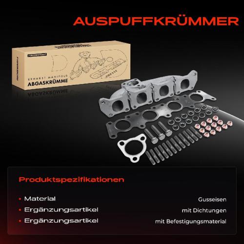 1x Abgaskrümmer Auspuff Krümmer für VW Golf Bora Audi A3 TT Seat Leon Toledo Skoda Octavia Bild 1x Abgaskrümmer Auspuff Krümmer für VW Golf Bora Audi A3 TT Seat Leon Toledo Skoda Octavia