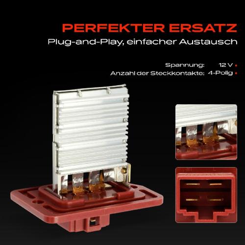 1x Widerstand Vorwiderstand Gebläsemotor für Hyundai Terracan HP KIA Sorento I JC 2001-2011 Bild 1x Widerstand Vorwiderstand Gebläsemotor für Hyundai Terracan HP KIA Sorento I JC 2001-2011