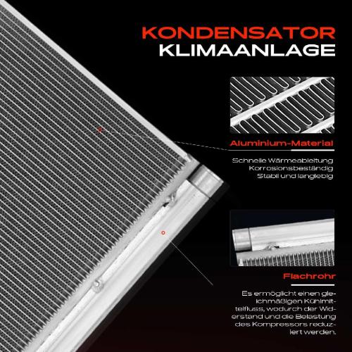 Frankberg 1x Kondensator Klimaanlage für Hyundai i30 Kombi PD PDE PDEN PDE 1.4L 2016-2020 Bild Frankberg 1x Kondensator Klimaanlage für Hyundai i30 Kombi PD PDE PDEN PDE 1.4L 2016-2020