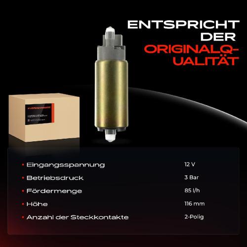 Frankberg 1x Kraftstoffpumpe für Chevrolet Lacetti Nubira Kombi Stufenheck Fiat Strada Pick-up Ford Scorpio I Turnier Bild Frankberg 1x Kraftstoffpumpe für Chevrolet Lacetti Nubira Kombi Stufenheck Fiat Strada Pick-up Ford Scorpio I Turnier