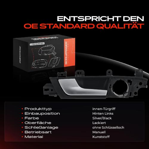 1x Türgriff Hinten Links innen für Audi A3 Sportback 1.2L 1.4L 1.6L 1.8L 1.9L 2.0L 3.2L 2004-2013 Bild 1x Türgriff Hinten Links innen für Audi A3 Sportback 1.2L 1.4L 1.6L 1.8L 1.9L 2.0L 3.2L 2004-2013