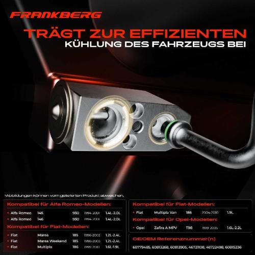 1x Expansionsventil Klimaanlage für Alfa Romeo 145 146 Opel Astra G Zafira A Fiat Bild 1x Expansionsventil Klimaanlage für Alfa Romeo 145 146 Opel Astra G Zafira A Fiat