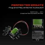 1x Widerstand Vorwiderstand Gebläsemotor für Opel Vivaro J7 F7 Renault Trafic 2 JL FL EL