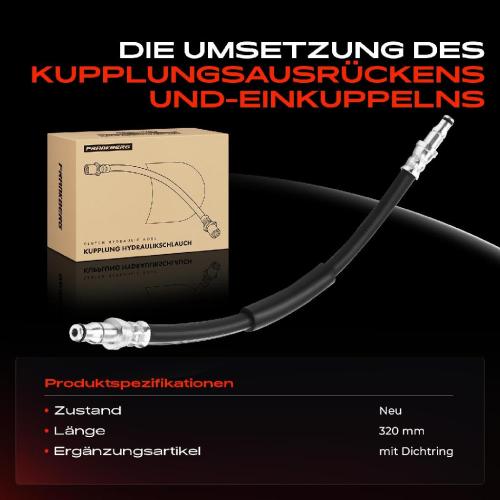 1x Kupplungsschlauch für BMW 5er E60 F10 E61 6er E63 E64 Bild 1x Kupplungsschlauch für BMW 5er E60 F10 E61 6er E63 E64