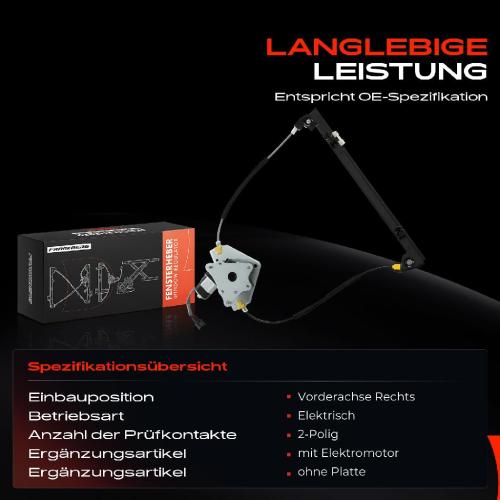 Frankberg 1x Fensterheber Vorne Rechts für Renault Megane DA0/1 96-03 Bild Frankberg 1x Fensterheber Vorne Rechts für Renault Megane DA0/1 96-03