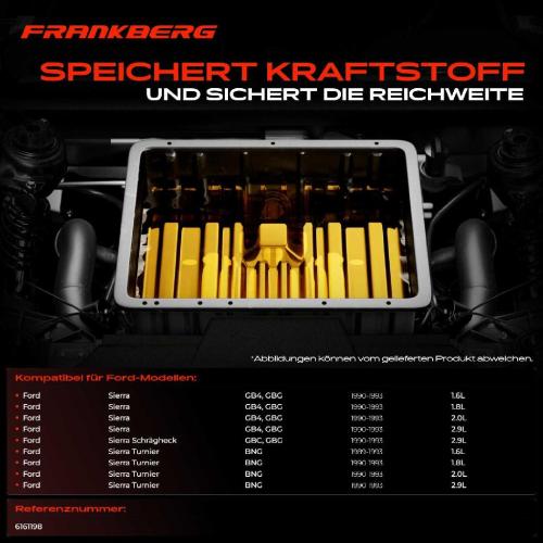 1x Kraftstofftank Kraftstoffbehälter für Ford Sierra Schrägheck GBC GBG 1.6L-2.9L Bild 1x Kraftstofftank Kraftstoffbehälter für Ford Sierra Schrägheck GBC GBG 1.6L-2.9L