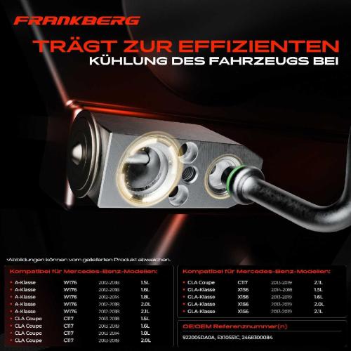 1x Expansionsventil Klimaanlage für Mercedes-Benz W176 W242 W246 X117 C117 GLA X156 Bild 1x Expansionsventil Klimaanlage für Mercedes-Benz W176 W242 W246 X117 C117 GLA X156