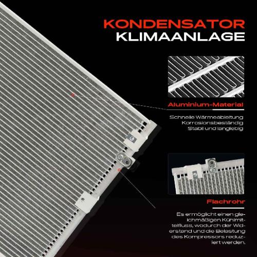 1x Kondensator Klimaanlage für Lexus LS F3 4.3L 2000-2006 Bild 1x Kondensator Klimaanlage für Lexus LS F3 4.3L 2000-2006