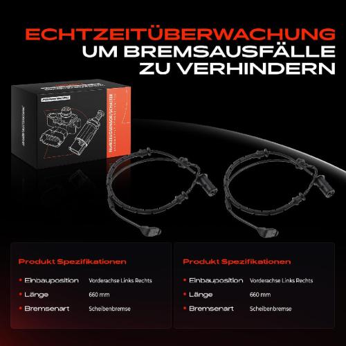 2x Warnkontakt Bremsbelagverschleiß Vorderachse für Opel Vectra B CC J96 38 31 Caravan Bild 2x Warnkontakt Bremsbelagverschleiß Vorderachse für Opel Vectra B CC J96 38 31 Caravan