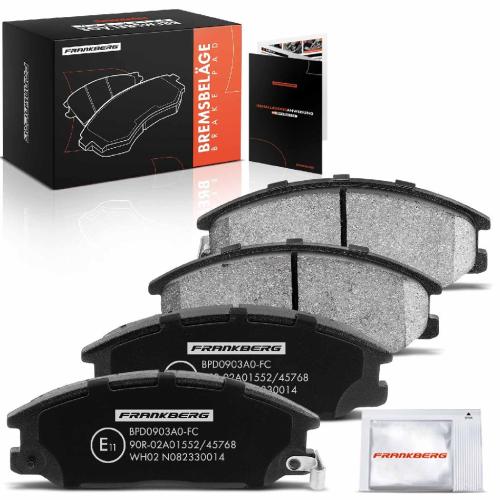 Frankberg 4x Bremsbeläge Vorderachse für Daewoo Rexton Hyundai H-1 Kasten Pritsche/Fahrgestell H-1/Starex Bus Bild Frankberg 4x Bremsbeläge Vorderachse für Daewoo Rexton Hyundai H-1 Kasten Pritsche/Fahrgestell H-1/Starex Bus