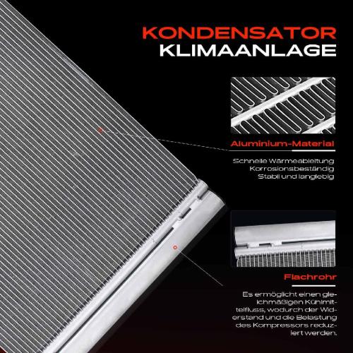 1x Kondensator Klimaanlage für BMW 1er E81 E87 3er E90 E91 E84 E89 2.0L 3.0L Bild 1x Kondensator Klimaanlage für BMW 1er E81 E87 3er E90 E91 E84 E89 2.0L 3.0L