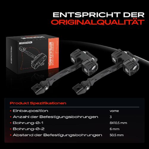 2x Türfeststeller Türfangband Türstopper für VW Tiguan Van 5N 2007-2018 Bild 2x Türfeststeller Türfangband Türstopper für VW Tiguan Van 5N 2007-2018