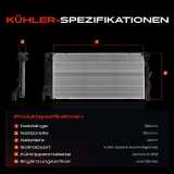 1x Kühler Wasserkühler Motorkühler für MINI Mini F54 F55 F56 F57 Cooper S One 1.5L 2.0L Bj ab 2013