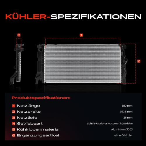 1x Kühler Wasserkühler Motorkühler für MINI Mini F54 F55 F56 F57 Cooper S One 1.5L 2.0L Bj ab 2013 Bild 1x Kühler Wasserkühler Motorkühler für MINI Mini F54 F55 F56 F57 Cooper S One 1.5L 2.0L Bj ab 2013