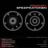 1x Radnabe Radlagersatz Vorderachse beidseitig für Ford Fiesta V Van VI 1.4L 1.6L 1.2L 2008-2018